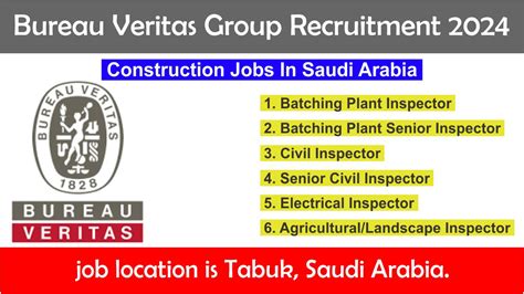 bureau veritas jobs saudi arabia